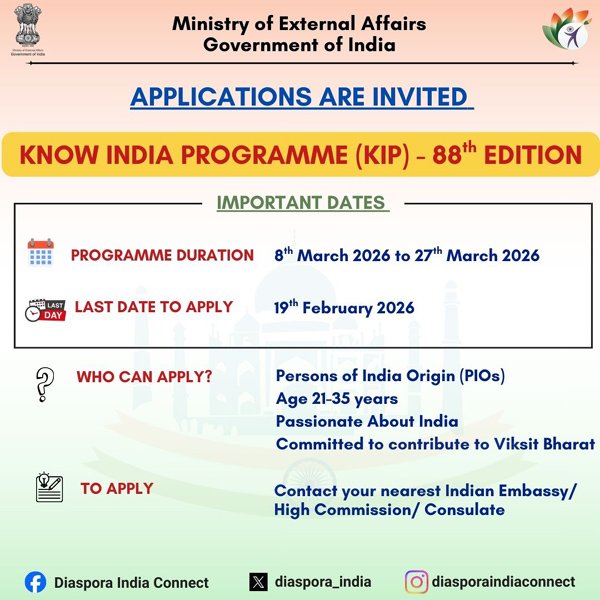 88th Edition of Know India Program.