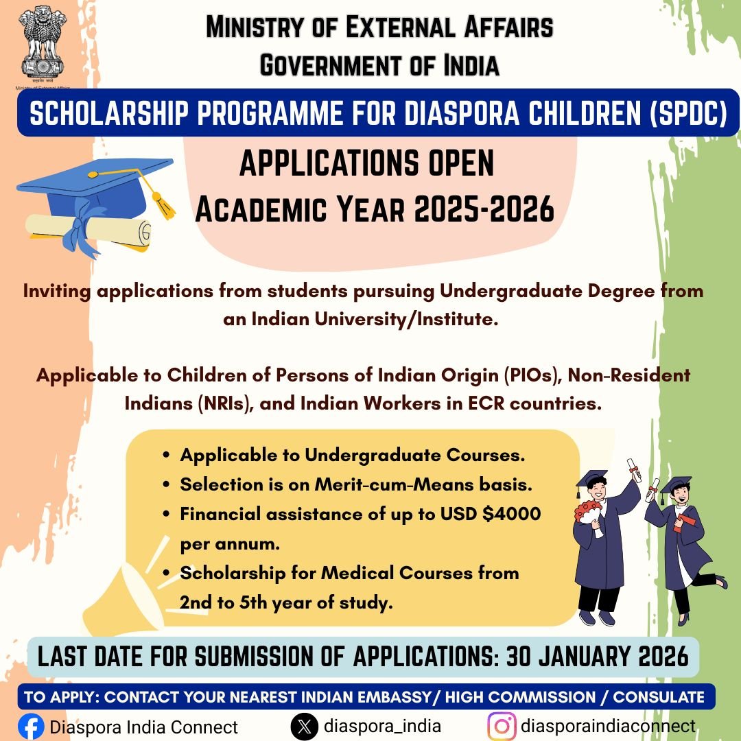 Scholarship program for Diaspora Children.