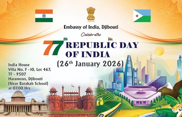 Celebration of 77th Republic Day of India.